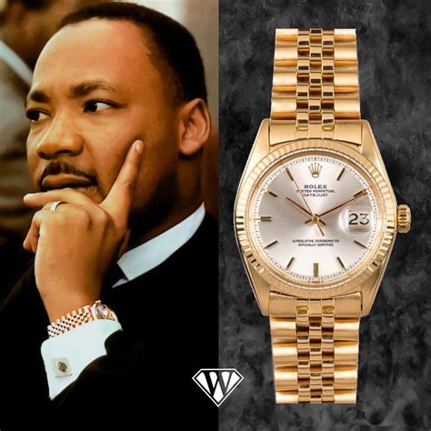 martin luther king rolex|Martin Luther King gold watch.